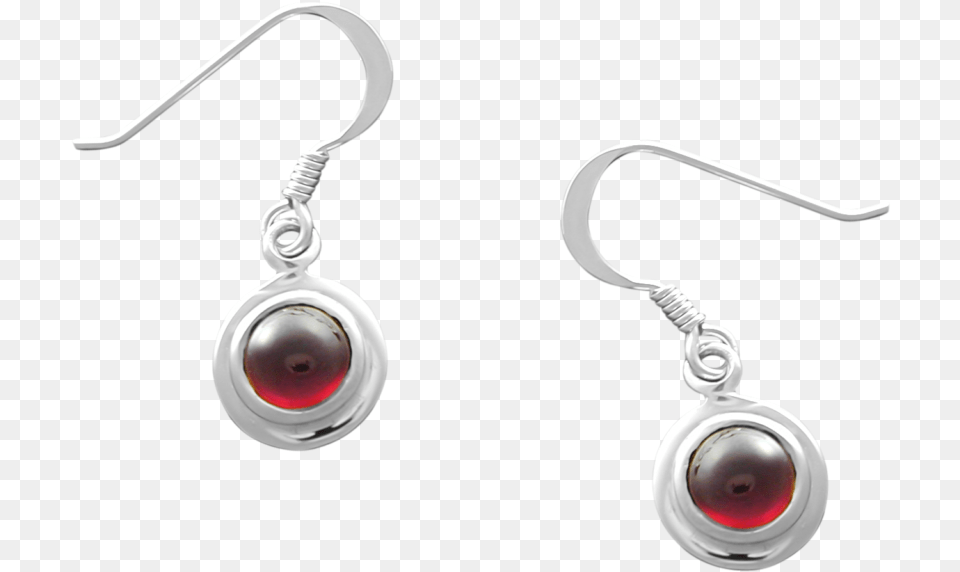 French Wire Earrings With Garnet Earrings, Accessories, Earring, Jewelry Png Image