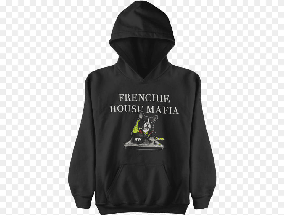 Frenchie House Mafia Black Hoodie Beverly Hills Brat Hoodie, Sweatshirt, Sweater, Knitwear, Hood Png