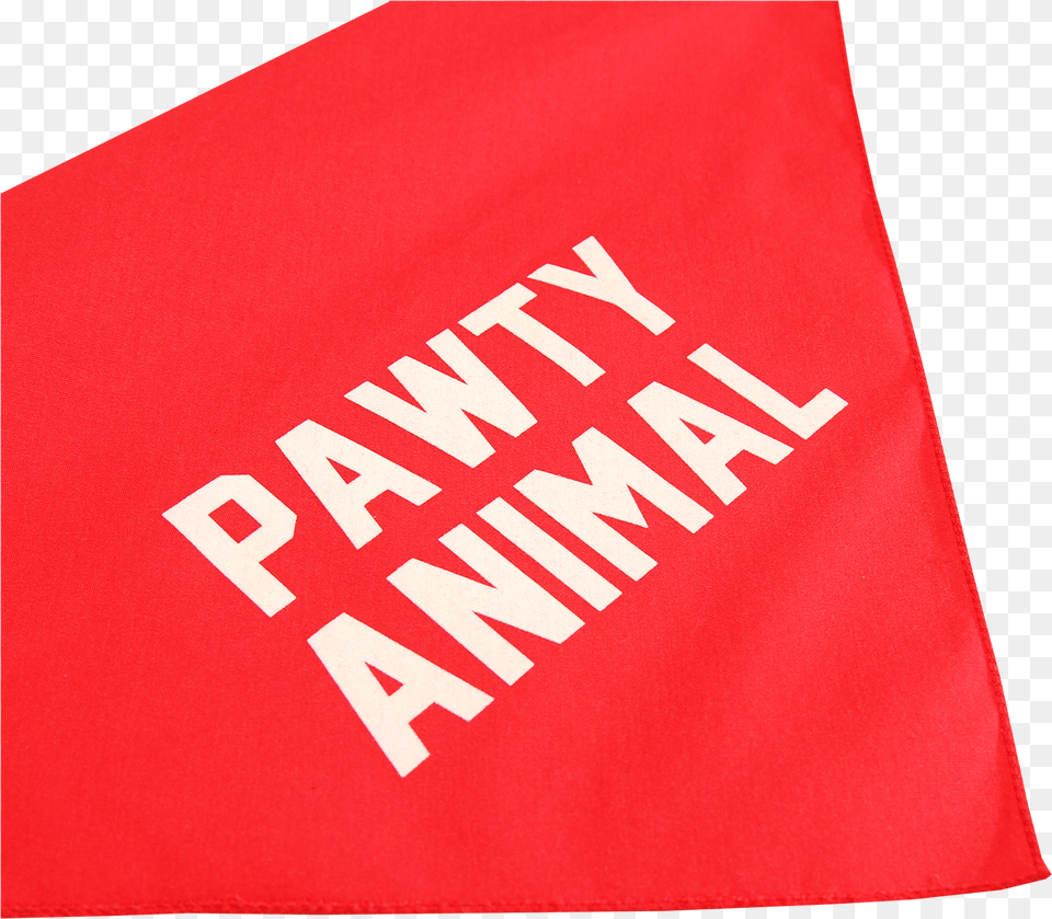 Frenchie Pawty Animals Red Bandana Paper, Flag, Napkin Free Transparent Png