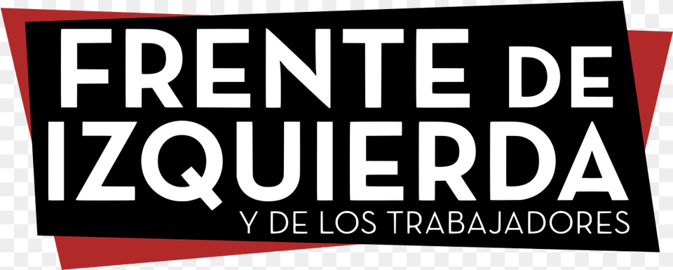 Frente De Izquierda Y De Los Trabajadores Frente De Izquierda Logo, Scoreboard, Text Free Png