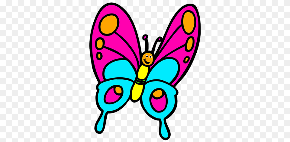 Fresh Butterfly Cartoon Butterfly Clip Art Butterfly Clipart, Animal Png Image