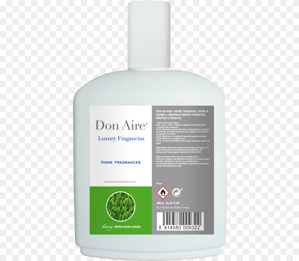 Fresh Cut Grass 330ml Automatic Don Air Matic Refill Ambientadores Don Aire, Bottle, Lotion, Herbal, Herbs Free Transparent Png