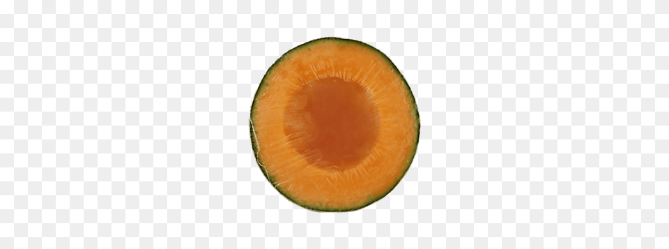 Fresh Cut Melon Cantaloupe Half Cut Wrapped, Citrus Fruit, Food, Fruit, Orange Free Png Download