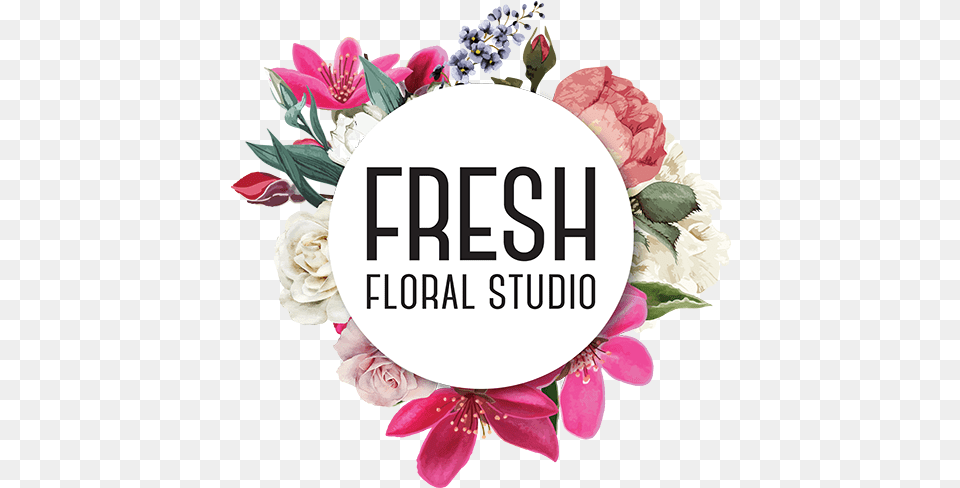 Fresh Floral Studio Eaton Wa Florist Logo, Art, Graphics, Flower, Plant Png Image
