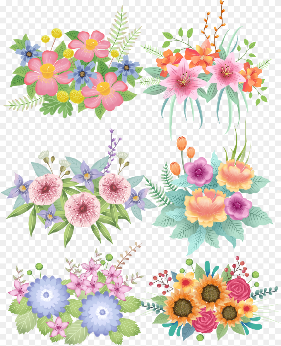 Fresh Flowers Planting Flowers Holiday Decor Flowers, Art, Floral Design, Graphics, Pattern Free Png Download