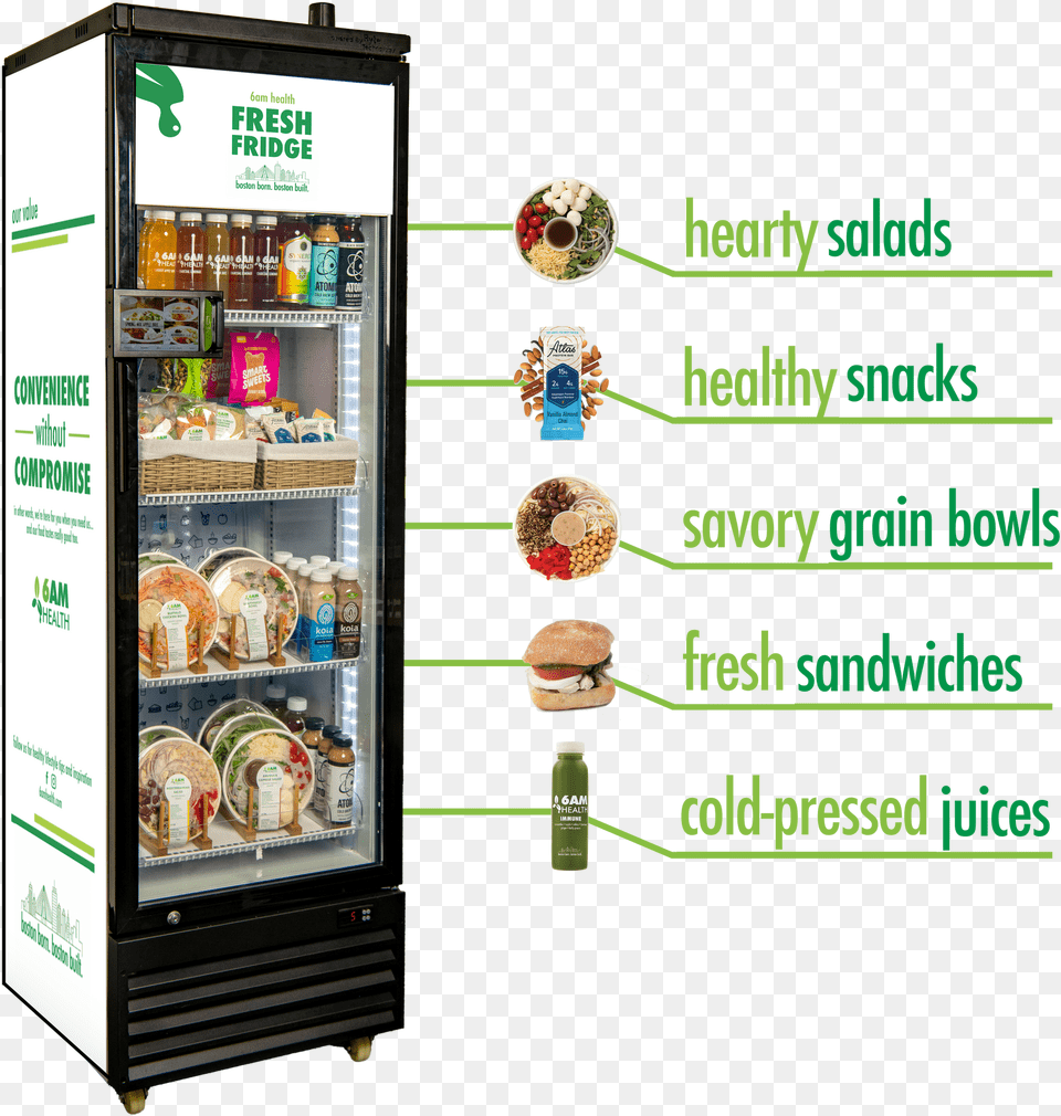 Fresh Fridge Refrigerator, Burger, Food, Machine, Appliance Free Png Download