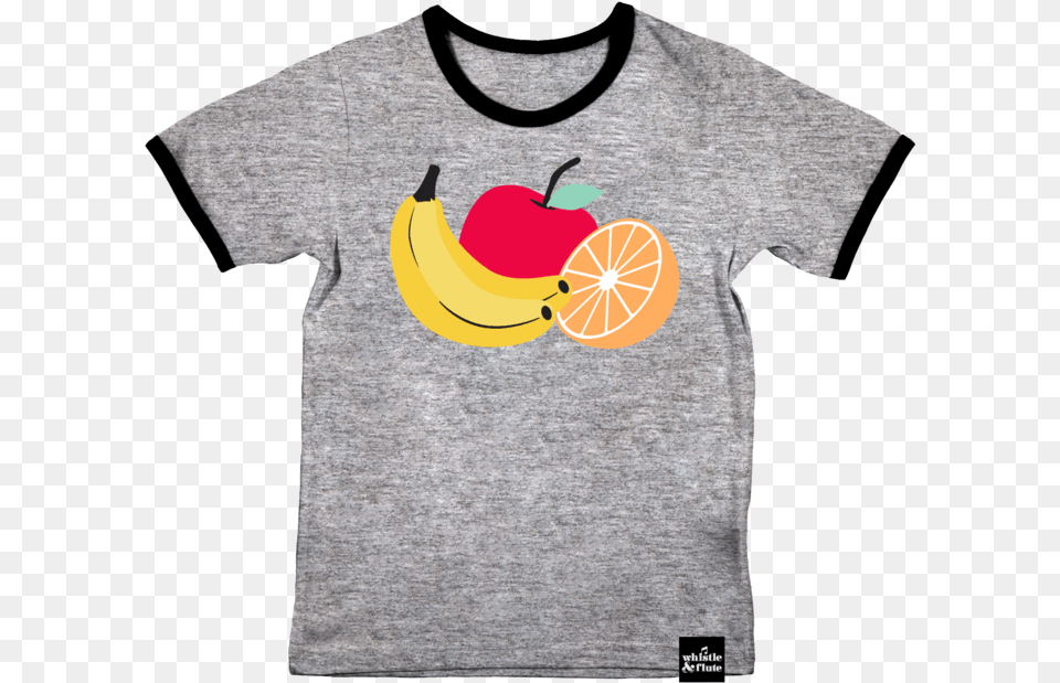Fresh Fruit Ringer T Shirt Black Crowes T, Clothing, T-shirt, Banana, Food Png