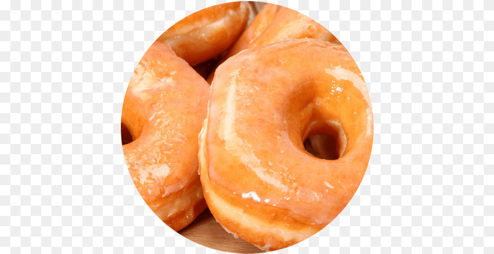 Fresh Glazed Donuts, Food, Sweets, Donut, Bread Png Image