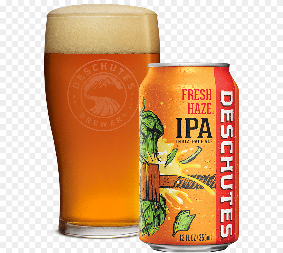 Fresh Haze Ipa Deschutes Brewery Fresh Haze, Alcohol, Beer, Beverage, Lager Free Png Download