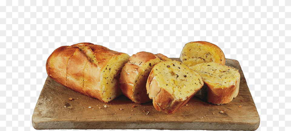 Fresh Hot Traditional Loaf Of Garlic Bread Domino Garlic Bread, Food, Sandwich, Dining Table, Furniture Free Transparent Png