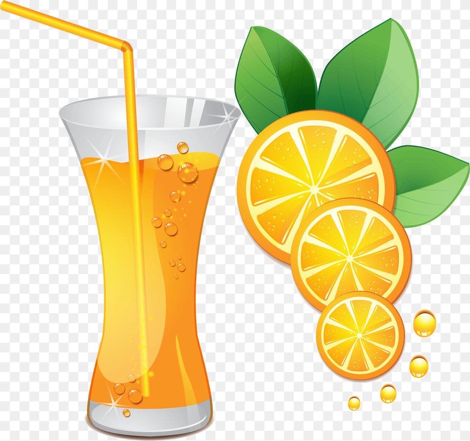 Fresh Juice Black And White Files Glass Of Orange Juice Clipart, Beverage, Orange Juice, Food, Fruit Png Image