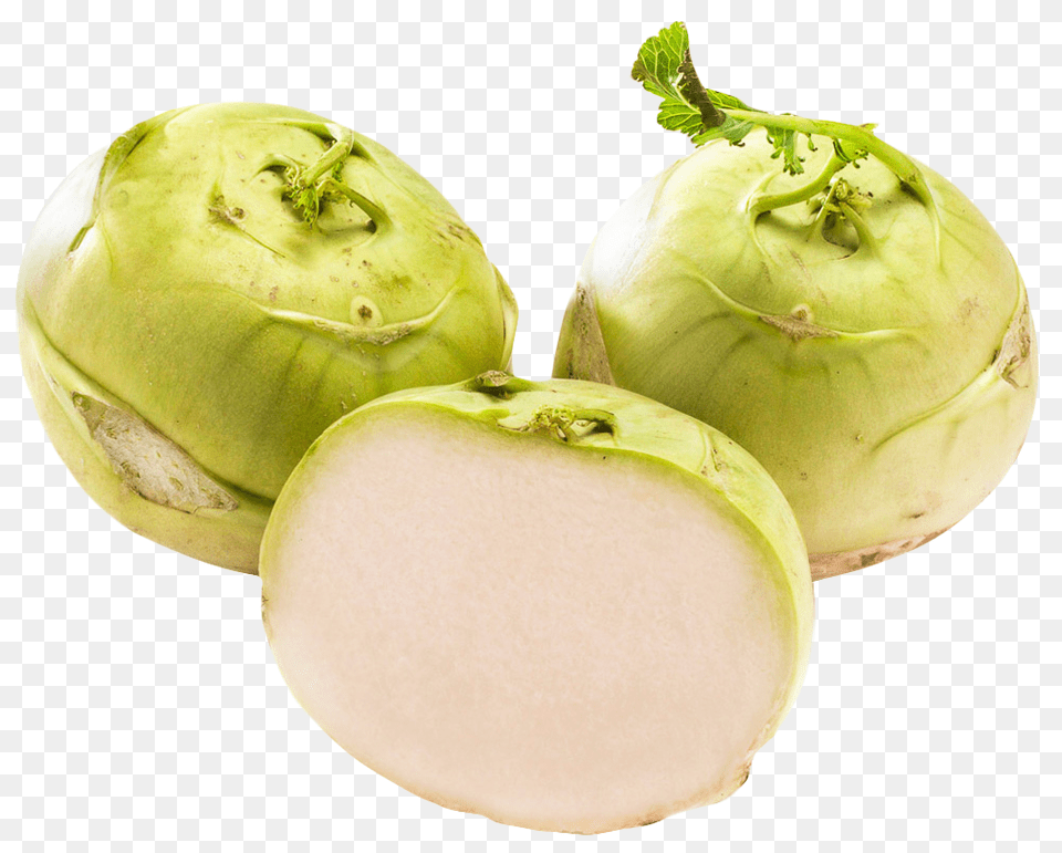 Fresh Kohlrabi Image, Food, Produce, Plant, Vegetable Free Png Download