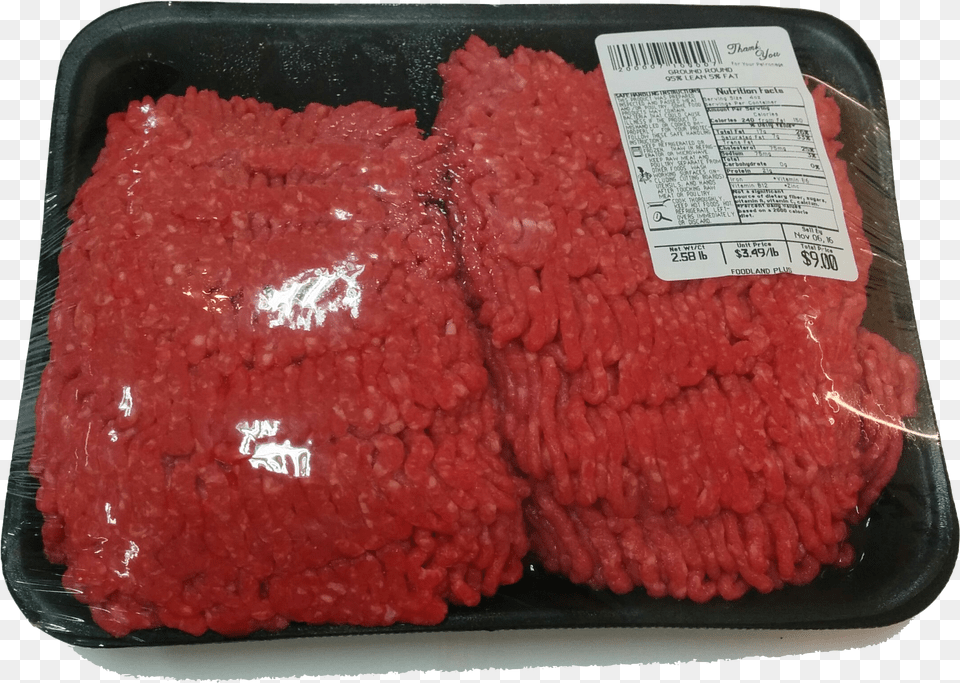 Fresh Lean Ground Round 95 Lean 5 Fat Lb Ground Beef Png Image