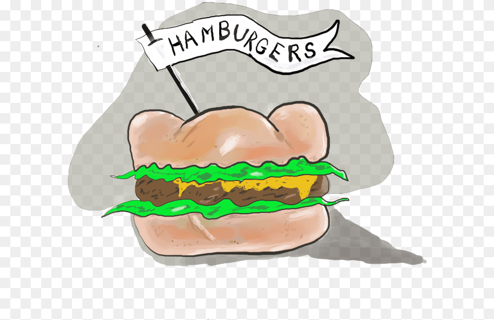 Fresh Off The Grill Illustration, Burger, Food Free Png Download