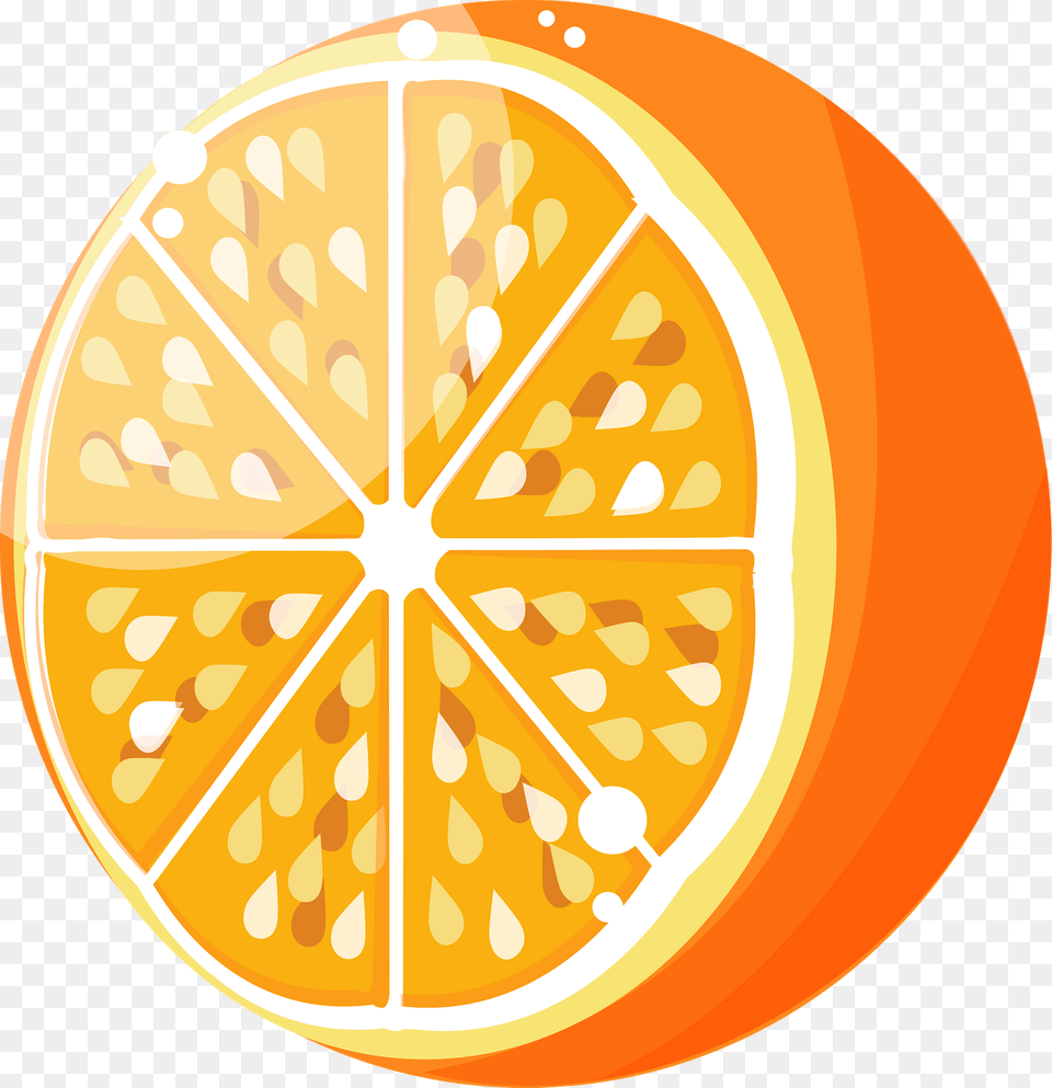Fresh Orange Clipart, Citrus Fruit, Food, Fruit, Plant Png Image