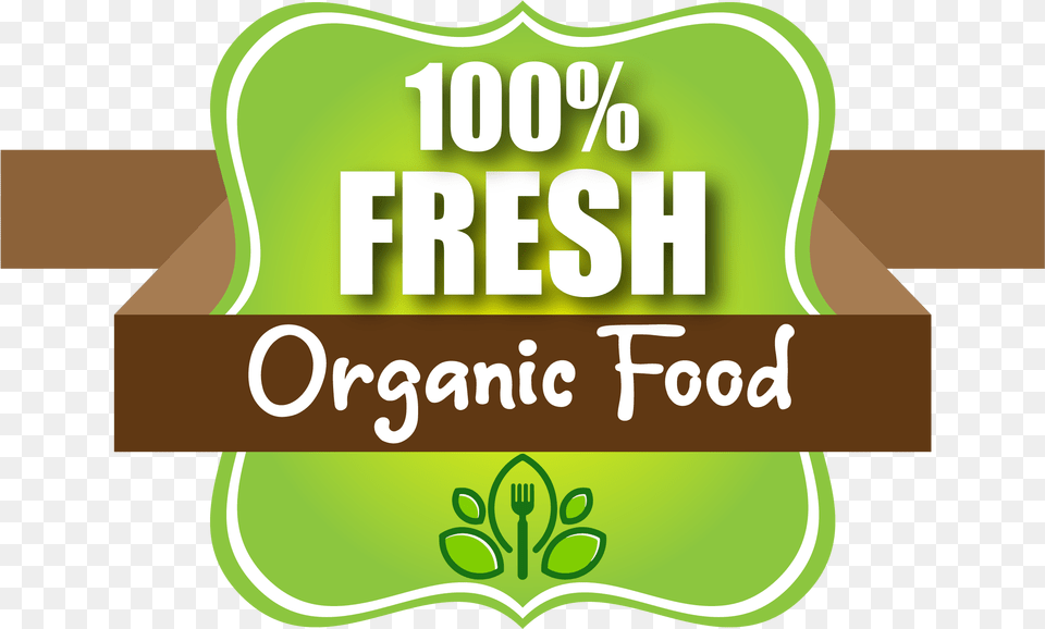 Fresh Organic Food Logo Freelancer Language, Green, Text Png Image