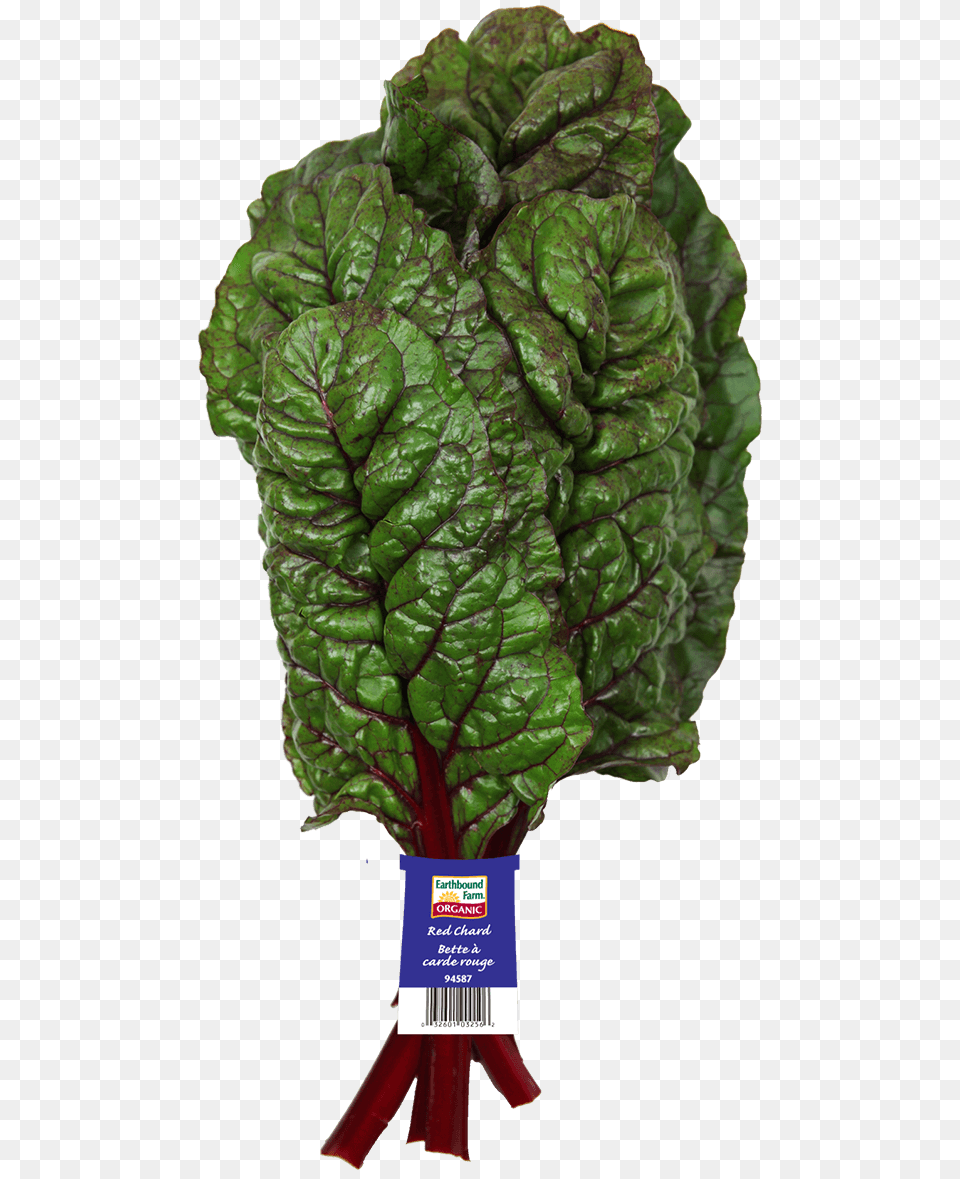 Fresh Organic Red Chard Earthbound Farm Organic Since, Food, Plant, Produce, Leafy Green Vegetable Png Image