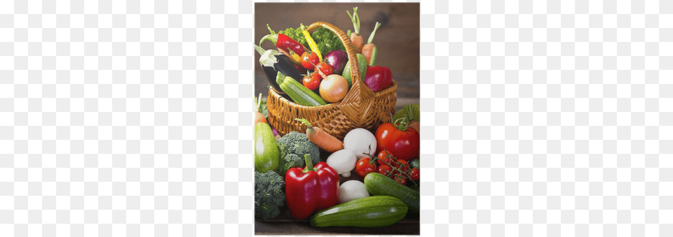 Fresh Organic Vegetables In The Basket Poster Pixers Kalendarz Poradnik Biodynamiczny 2016 Paskowy, Food, Produce, Birthday Cake, Cake Png Image