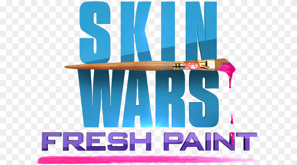 Fresh Paint Skin Wars, Brush, Device, Tool, Advertisement Png Image