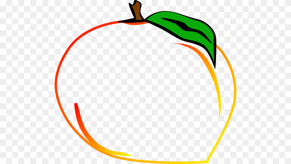 Fresh Peach Clip Art, Food, Fruit, Plant, Produce Png Image