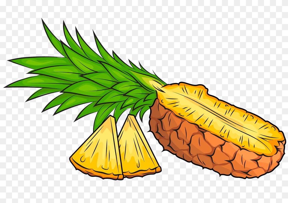 Fresh Pineapple Clipart, Food, Fruit, Plant, Produce Free Png