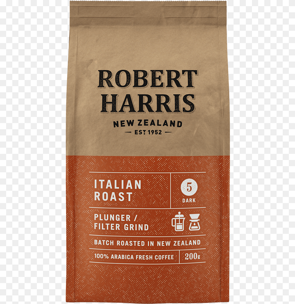 Fresh Plunger Filter Grind Italian Roast Robert Harris Coffee, Advertisement, Book, Poster, Publication Free Png Download