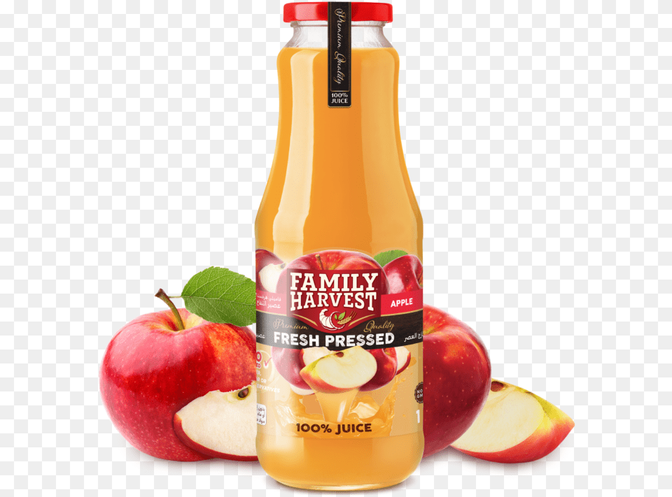 Fresh Pressed 100 Juice Family Harvest Apple Amp Strawberry, Beverage, Food, Fruit, Plant Free Png