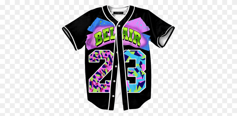 Fresh Prince Of Bel Air Baseball Jersey Hype Jerseys, Clothing, Shirt, T-shirt Free Png