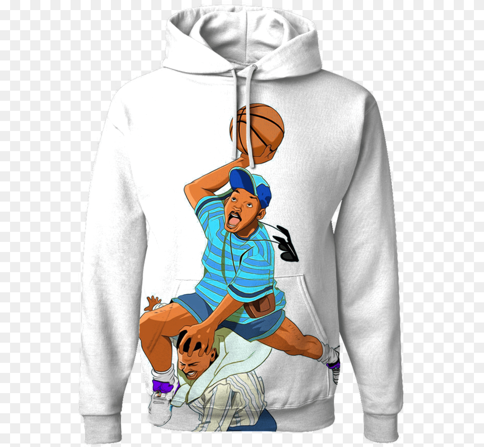Fresh Prince Of Bel Air Cartoon, Sweatshirt, Sweater, Knitwear, Hoodie Png Image