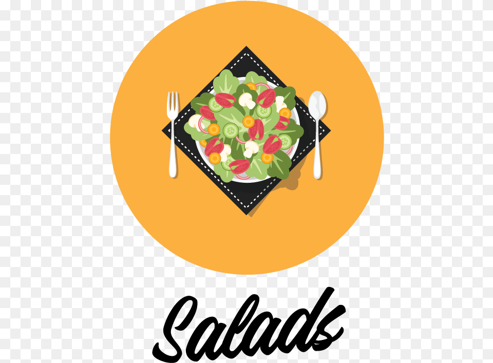 Fresh Salads With A Twist Illustration, Cutlery, Fork, Food, Meal Png