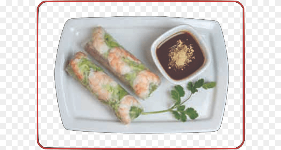 Fresh Spring Rolls Rice Noodle Roll, Food, Food Presentation, Plate Png