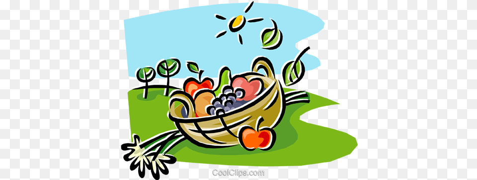 Fresh Vegetables Royalty Free Vector Clip Art Illustration, Food, Produce, Plant, Fruit Png Image