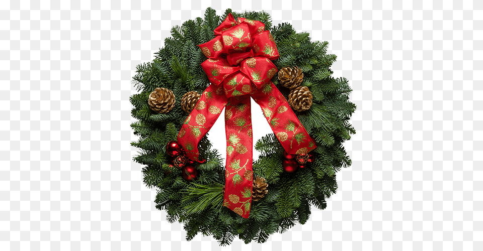 Fresh Wreaths From Christmas Forest Wreath, Accessories, Formal Wear, Tie Free Png