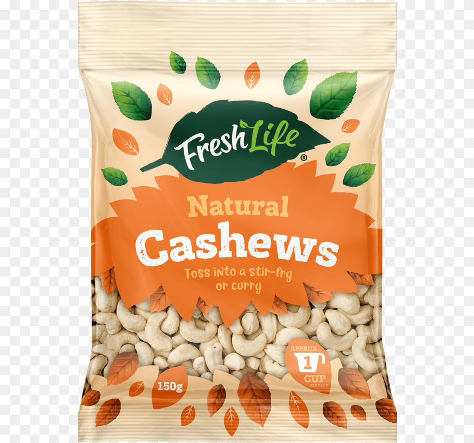 Freshlife Cashewsnatural 150g Render Portable Network Graphics, Food, Nut, Plant, Produce Free Png Download