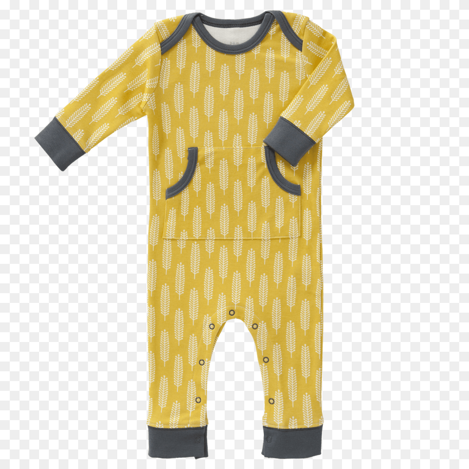 Fresk Pyjamas Pajamas Spiga Yellow Mustard Rocketbaby, Clothing, Shirt, Coat Free Transparent Png