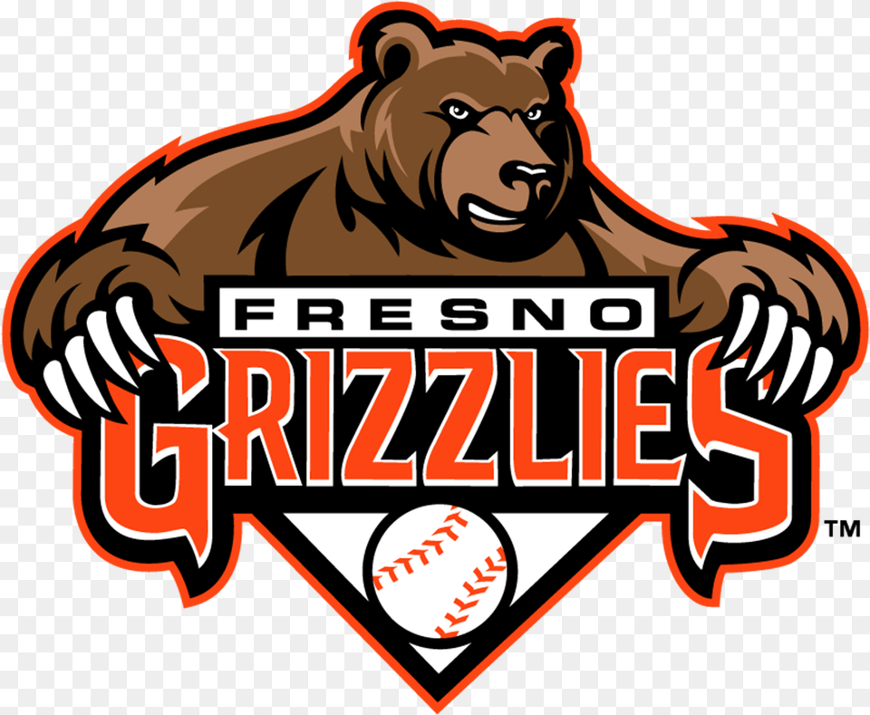 Fresno Grizzlies Logo, Adult, Male, Man, Person Free Png