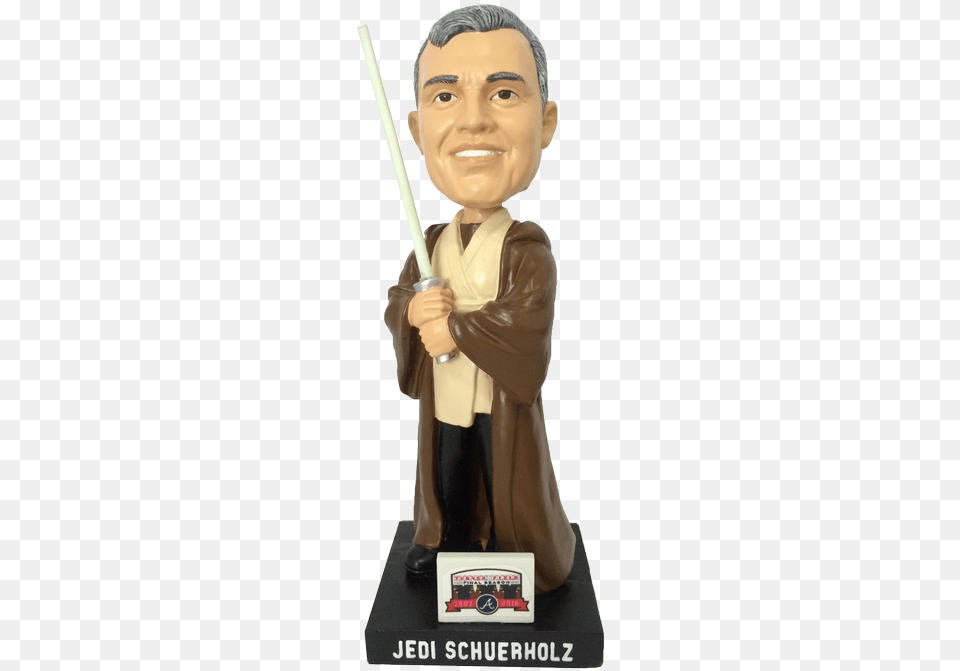 Fri Braves Star Wars Jedi Master John Schuerholz Figurine, Boy, Child, Male, Person Free Png