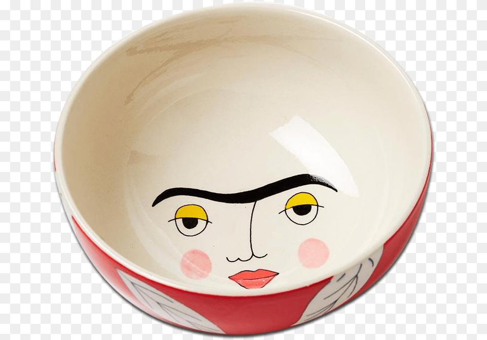 Frida Cereal Bowl Bowl, Soup Bowl, Meal, Food, Porcelain Png Image