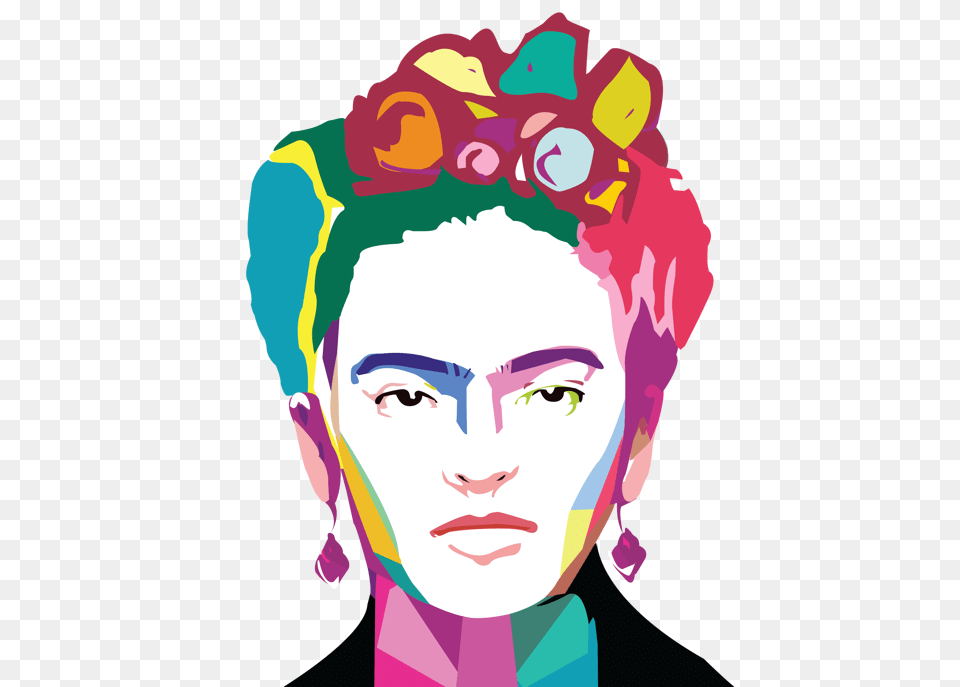 Frida Kahlo, Art, Portrait, Face, Photography Free Png Download