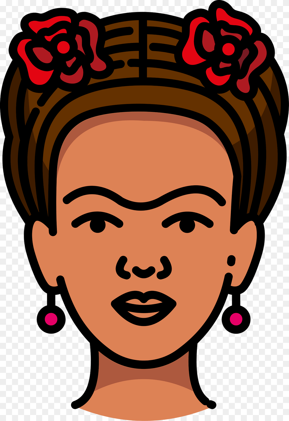 Frida Kahlo Clipart, Accessories, Photography, Person, Jewelry Free Png