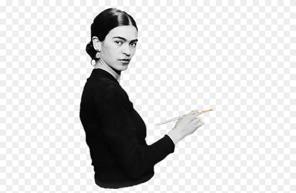 Frida Kahlo Painting Transparent, Face, Head, Person, Photography Png Image