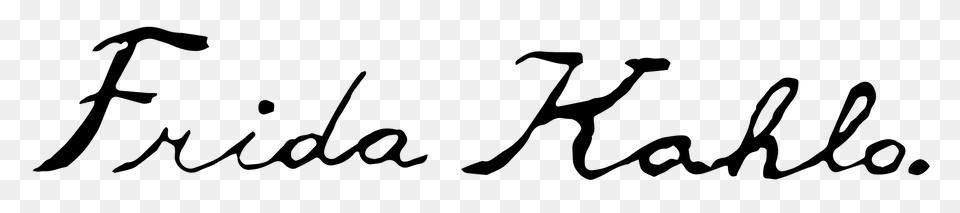 Frida Kahlo Signature Firma, Gray Free Png Download