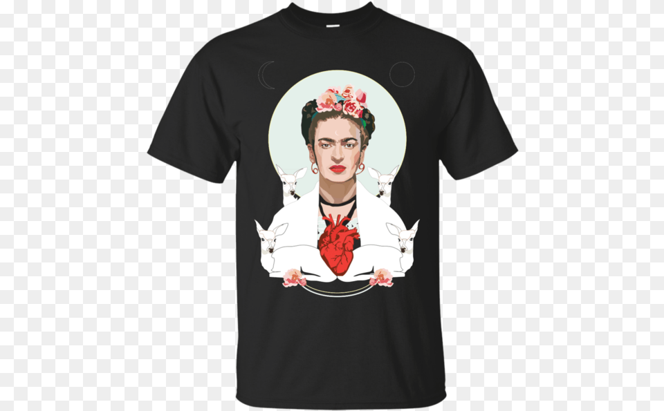 Frida Kahlo White T Shirt Amp Hoodie Chicks Dig The Long Ball Shirt, Clothing, T-shirt, Adult, Wedding Png Image