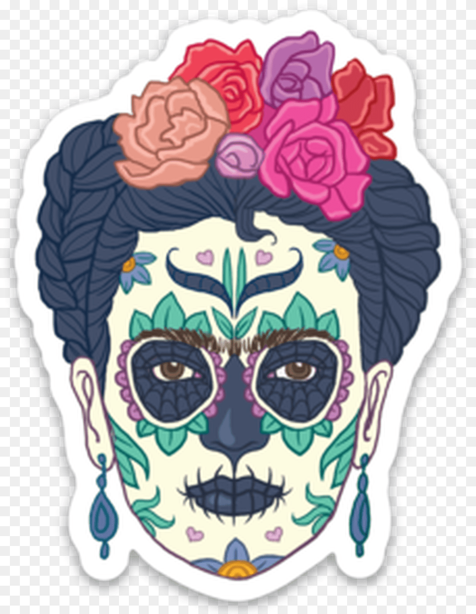 Frida Sugar Skull Smile, Art, Baby, Person, Face Free Transparent Png