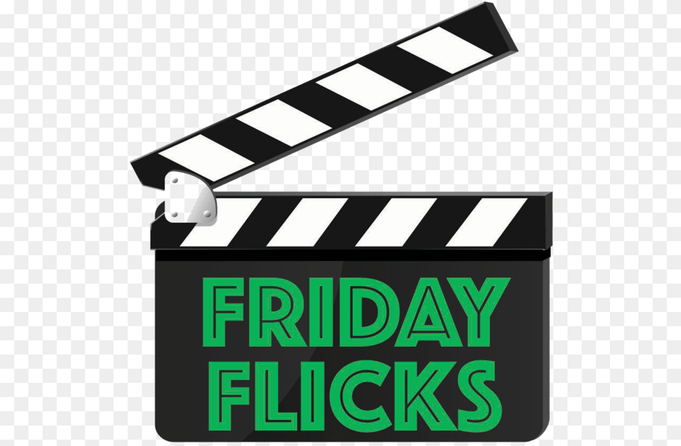 Friday Flicks Logo, Fence, Road, Clapperboard Png Image