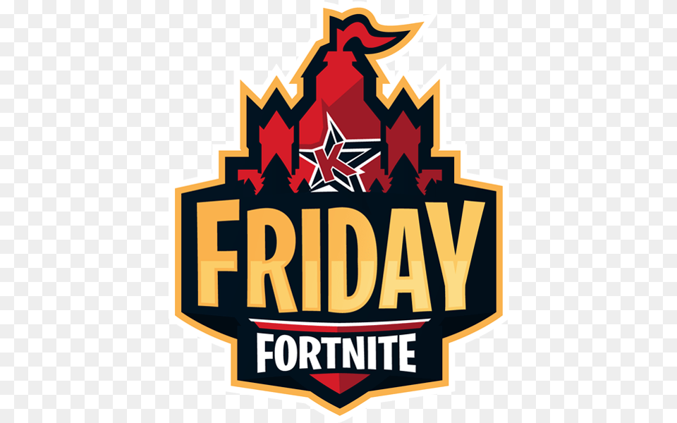 Friday Fortnite Logo, Emblem, Symbol, Dynamite, Weapon Png Image