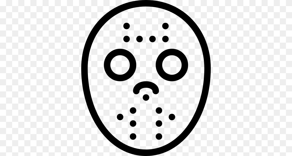 Friday Halloween Jason Killer Mask Party Spooky Icon, Gray Free Png