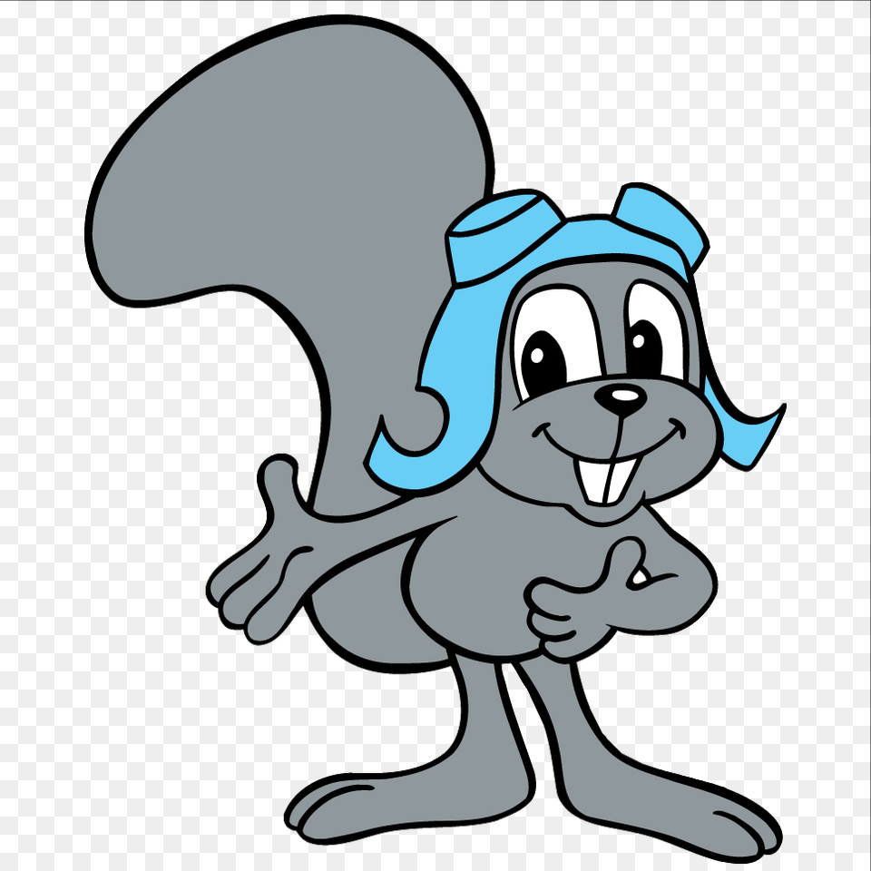 Friday Happy Hour Rocky And Bullwinkle Squirrel, Cartoon, Baby, Person Free Png