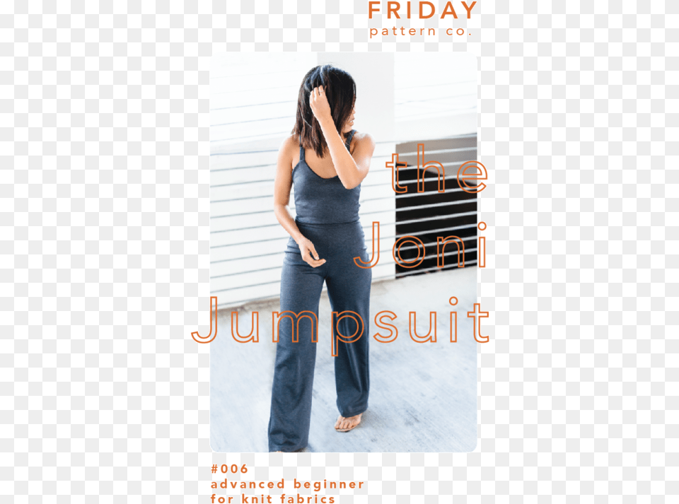 Friday Pattern Co Joni Jumpsuit Friday Pattern, Clothing, Photography, Pants, Formal Wear Free Transparent Png