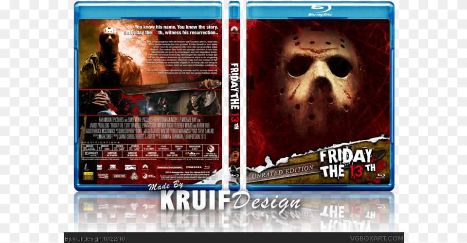 Friday The 13th Box Art Cover Friday The, Advertisement, Poster, Mammal, Animal Png Image
